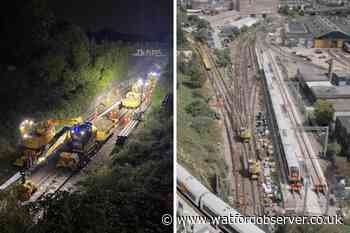 Watford Junction to London Euston rail works in pictures