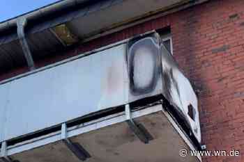 Gasflasche explodierte auf Balkon von Mehrfamilienwohnhaus