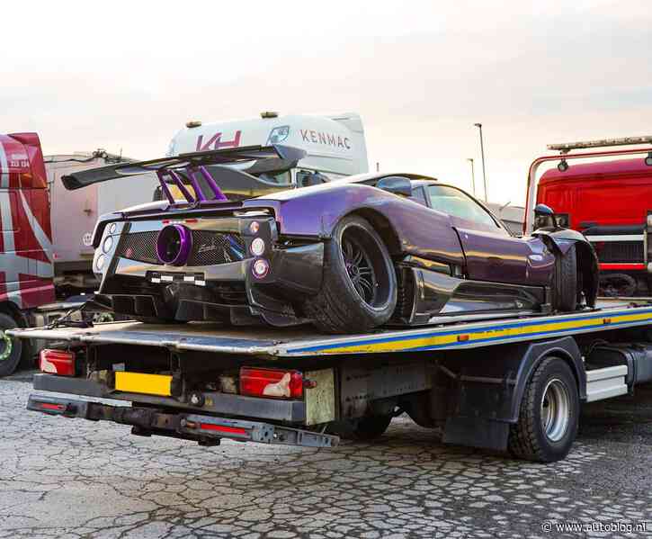 Pagani Zonda 760LH, ex Lewis Hamilton, in de puinpoeier