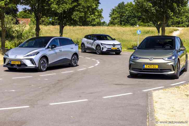 Renault Megane E-Tech vs Volkswagen ID3 vs MG4