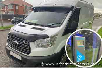 Van stopped for excessive window tint in Blackpool