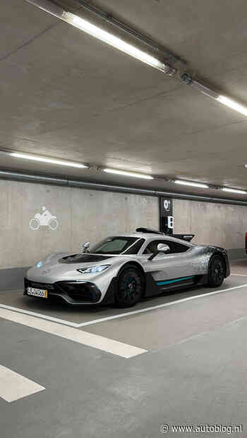 Gespot – Mercedes-AMG One in parkeergarage