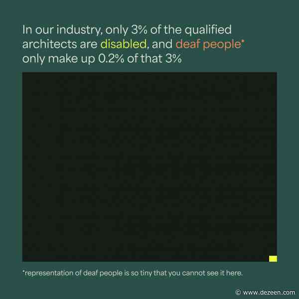 DAF launches to "ensure Deaf people have a stake in architecture"