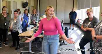 'Thank you for saving my life': New mom thanks Elgin hospital staff after rare embolism