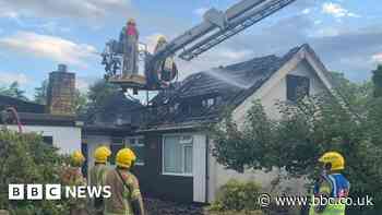 Bordon: Two in hospital after bungalow roof fire
