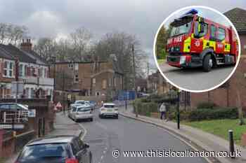 LFB rescue children after mattress fire in Wood Green flats