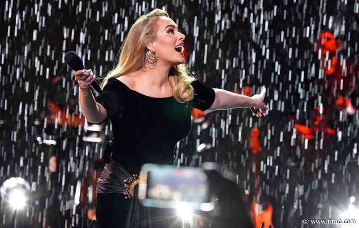 Adele helps couple with gender reveal at Las Vegas residency