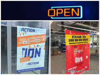 De data van de opening van Action en Dirk kunnen de agenda’s in