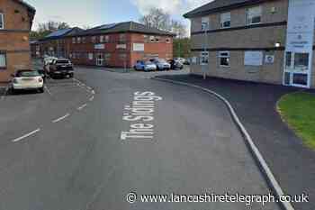 Four fire engines tackling building fire in Whalley