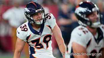 Broncos waive injured kicker Fry, sign rookie long-snapper Landherr