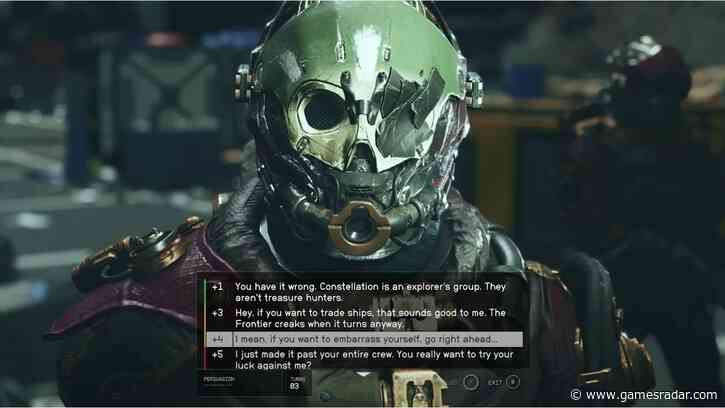 Starfield has "some good non-lethal options" but a pacifist playthrough isn't "totally feasible"