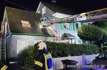 FW-EN: Brand in Zwischendecke