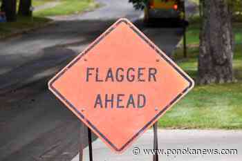 Brief road closure early Aug. 17 on Hwy. 2 south of Hwy. 53 overpass