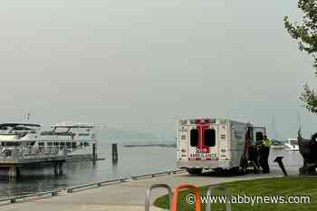 Unconscious man floating on Okanagan Lake rescued, taken to hospital