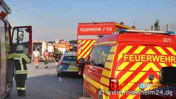 Fotos vom schweren Unfall auf der A94 bei Dorfen am 16. August