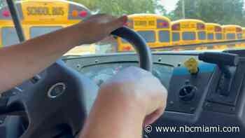 Broward school bus operators gear up for the first day of school