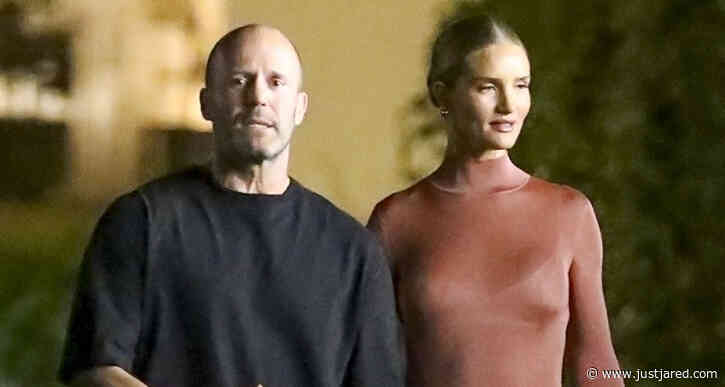 Jason Statham & Longtime Love Rosie Huntington-Whiteley Spotted on Rare Night Out in Beverly Hills