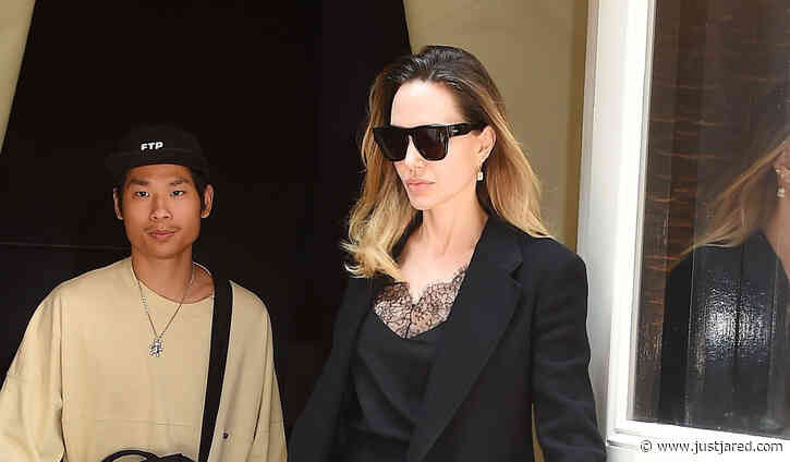 Angelina Jolie Takes Her Son Pax to a Lunch Meeting in NYC (Photos!)