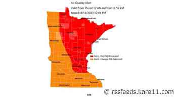 Wildfire smoke triggers statewide air quality alert