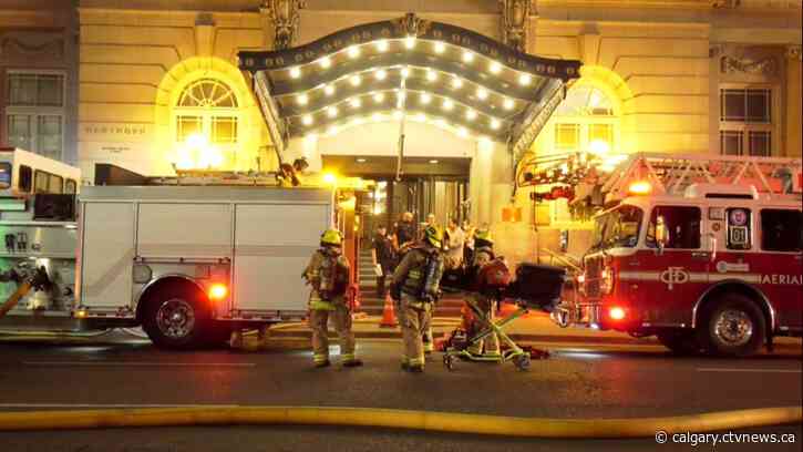 Fairmont Palliser guests flood street after fire breaks out in iconic hotel's basement