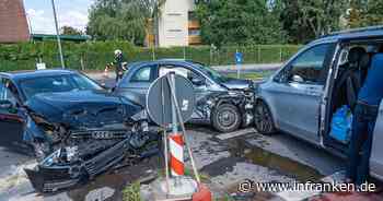 Bamberg: Autos bei Unfall gegeneinander geschleudert - zwei Verletzte beim Münchner Ring