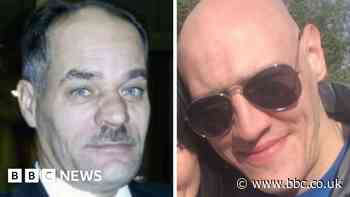 Father and son 'blowtorched letters on to murder victims'