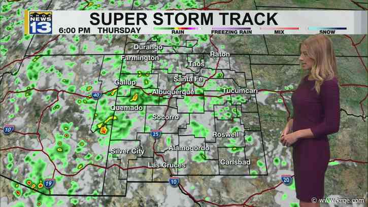 Last chance for rain around New Mexico until next week