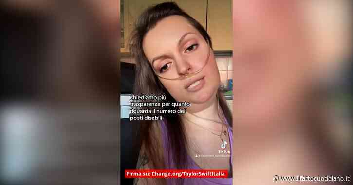 “Ho il biglietto per il concerto di Taylor Swift ma non posso andarci perché in sedia a rotelle. Servono più posti per i disabili”. Fan lancia una petizionee