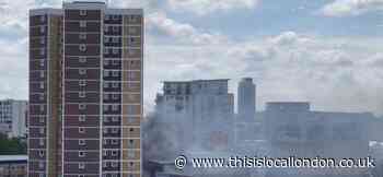 Thornham Street Greenwich: Fire under investigation