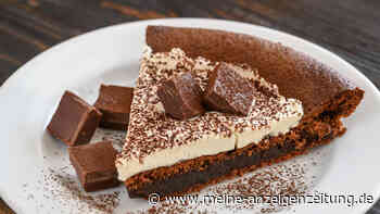 Ohne Backen: Stracciatella-Kuchen mit geschmolzener Schokolade und Mascarpone