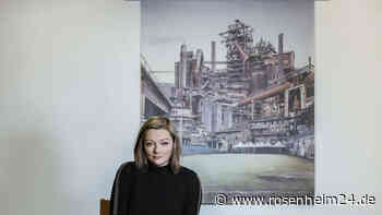 Fotokompositionen von Lena Schabus in der Burg in Tittmoning