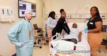 Gateshead teenagers experience simulation of 'devastating impact' of knife crime at local hospital