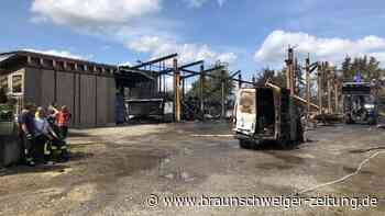 Brand der Ilseder Lagerhalle - Schaden von 500.000 Euro