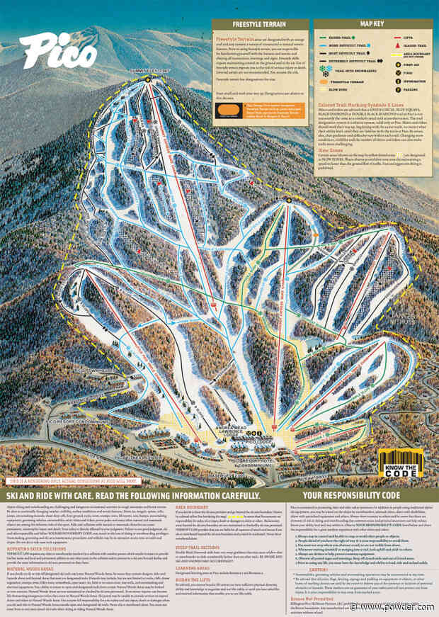 Beloved Vermont Ski Resort Provides Look At Vintage Trail Map