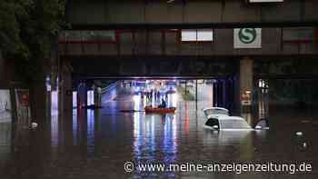 Unwetter in Nürnberg: Keller und Unterführungen unter Wasser