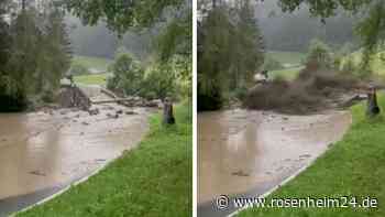 Südtirol-Unwetter: Video zeigt, wie aus Bach in Sekunden eine reißende Sturzflut wird