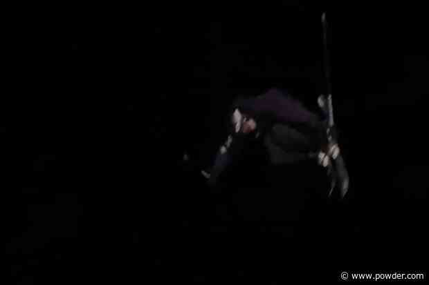 Olympian Soars Through The Night At Kiwi Ski Resort