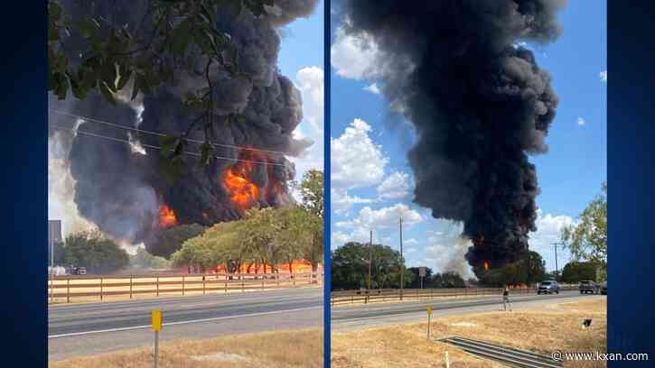 Storage container fire in San Saba causes intense smoke, no evacuations