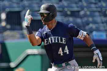 Rodriguez Has 5 Hits, 5 RBIs and Go-Ahead 3-Run Shot in the Eighth as Mariners Beat Royals 6-4