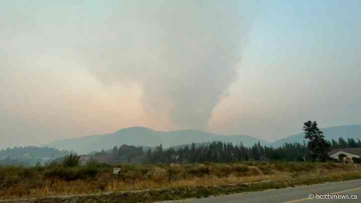 68 properties evacuated, 6.600 on alert as wildfire grows near West Kelowna, B.C.