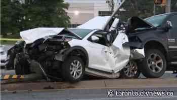 Driver charged after woman, 2 children critically injured in Brampton crash