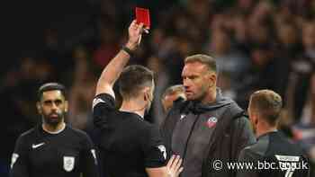 Ian Evatt: Bolton Wanderers boss fined after 'misuse of technology' red card