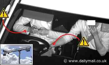 New AI cameras catch British drivers using mobile phones at the wheel as 300 motorists are caught out in just three days