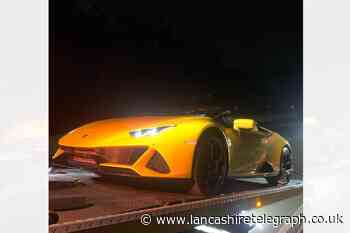 Lamborghini seized after  'racing' at speeds of 120mph
