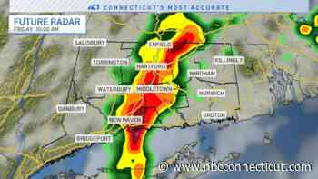 Thunderstorms bring heavy rain, gusty winds to Connecticut