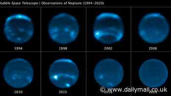 Why Neptune's clouds have VANISHED: Ice giant's overcast conditions are linked to the sun's 11-year cycle, scientists discover
