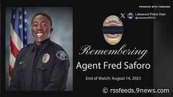 Lakewood Police agent dies at 26