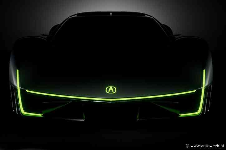 Acura Electric Vision: nu nog duister, straks met daglicht
