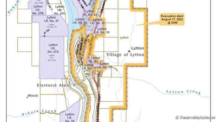 Village of Lytton on evacuation alert, TNRD expands evacuation order due to Kookipi Creek wildfire