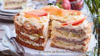 Lieber Torte statt vieler Worte: mit Apfel, Mandel & Creme